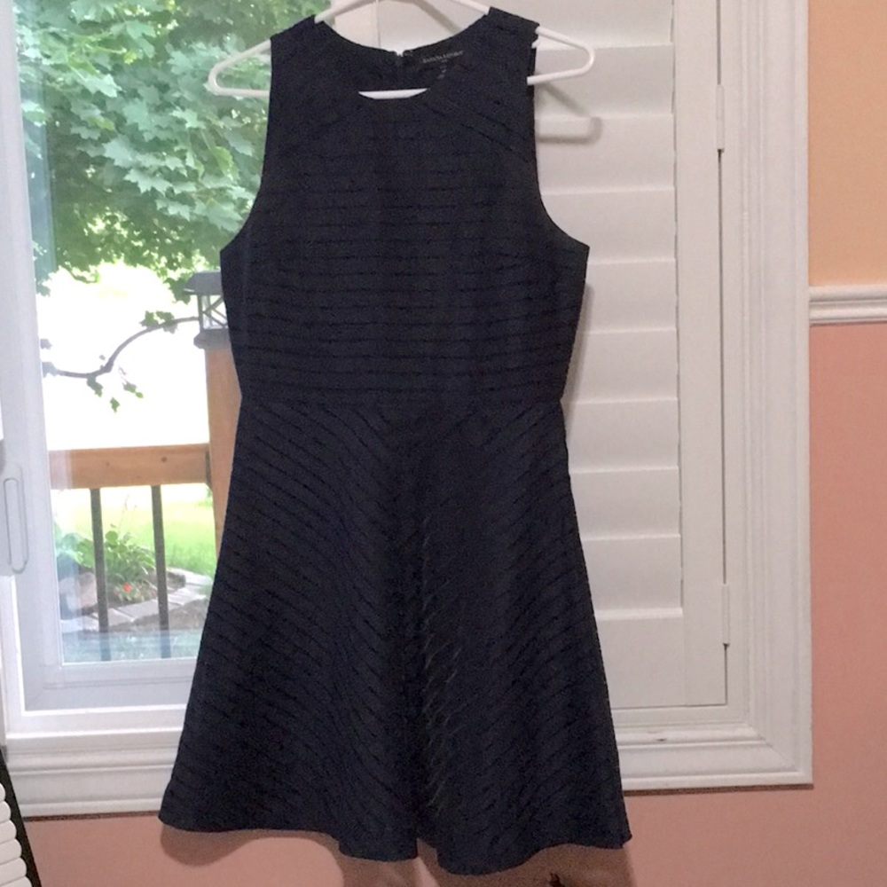 NWOT, Banana Republic, Sleeveless, Fit and flare dress, US4P, Navy Blue.